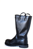 bunker boot firefighter waterproof shoes leather vibram steel toe