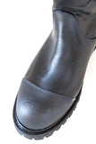 bunker boot firefighter waterproof shoes leather vibram steel toe