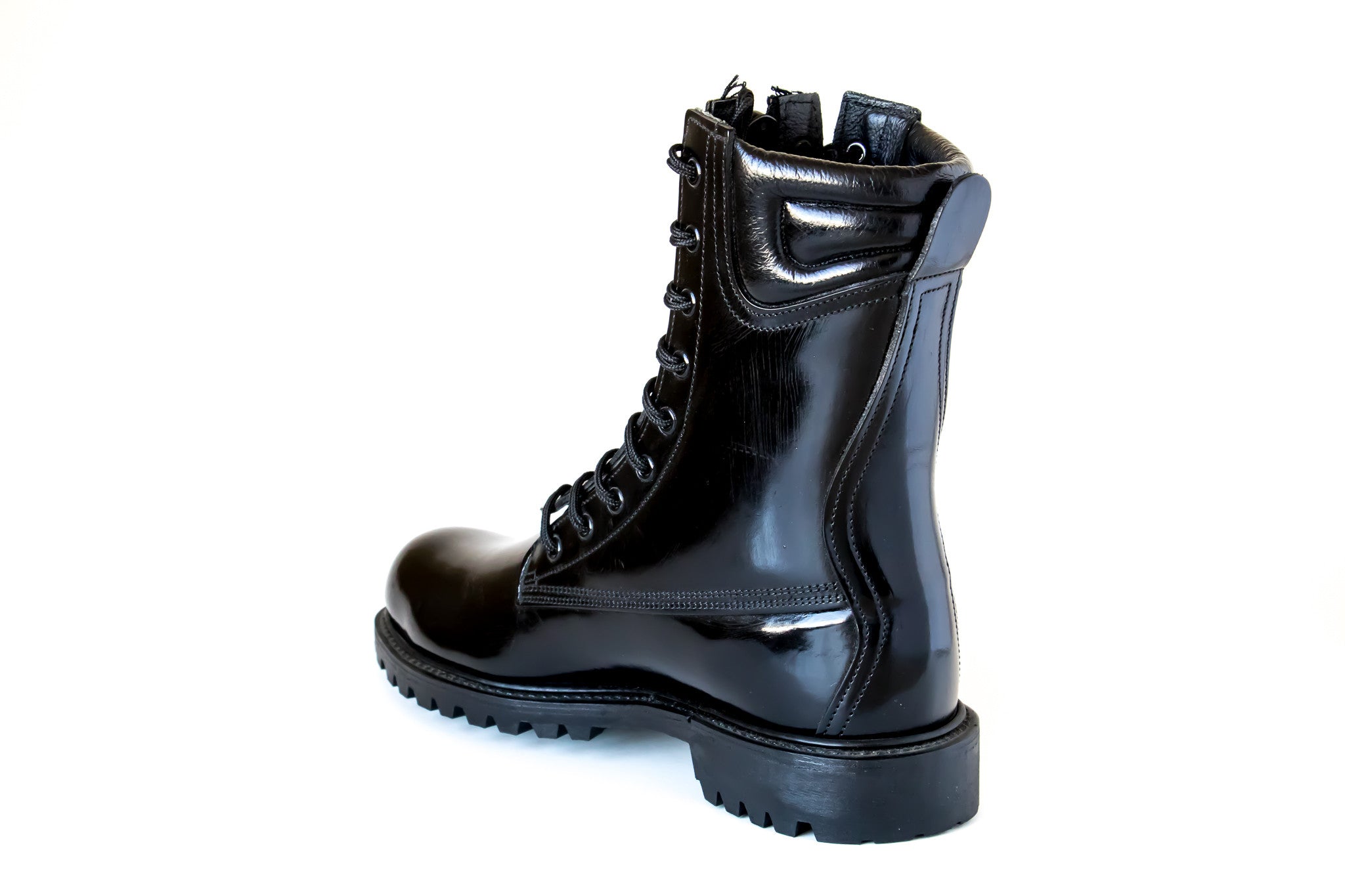 police general duty shoes leather vibram steel toe