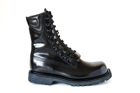firefighter boot leather vibram steel toe